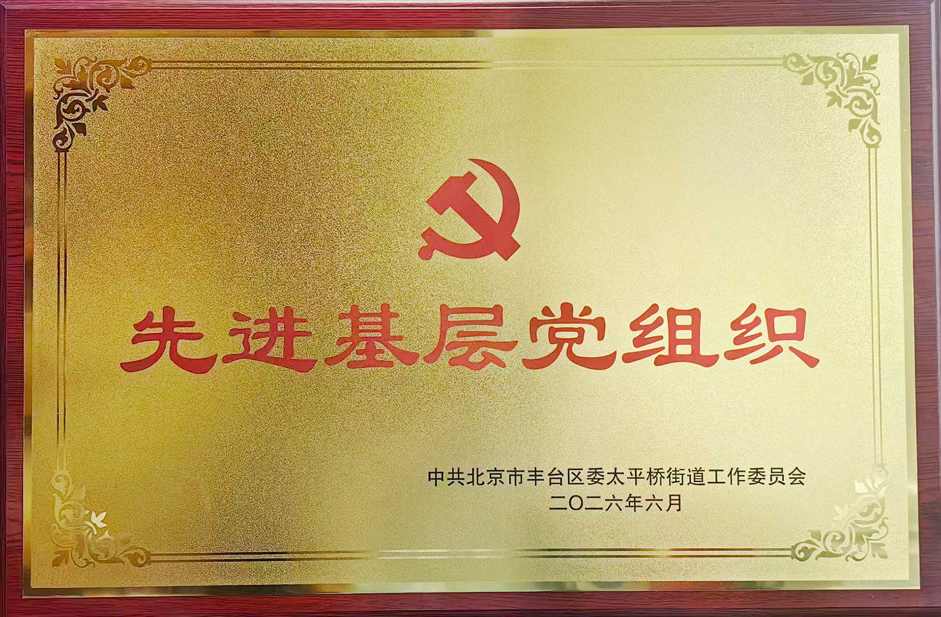 喜报｜党建引领践初心 载誉前行庆华诞——玩球体育(中国)官方网站招标集团党支部获评辖区“优秀基层党组织”